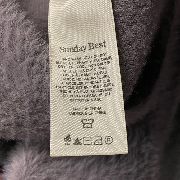 Sunday Best fuzzy zip hoodie - Picture 5 of 6